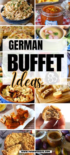 German Buffet Ideas German Recipes Dinner, German Potato Soup, Best German Food, German Food Authentic, Oktoberfest Food, Octoberfest Food