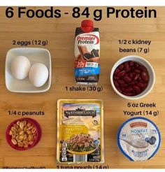 High Protein Bariatric Recipes, Bariatric Recipes Sleeve, Protein Foods List, Vsg Recipes, 1500 Calorie Meal Plan, Protein Ideas, Easy High Protein Meals, Food To Gain Muscle