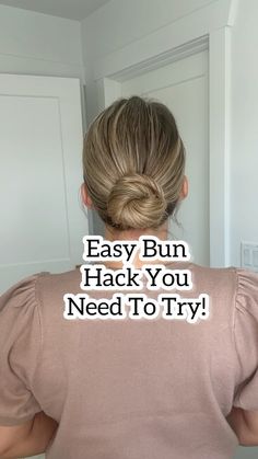 Lainey Ostrom | Here’s how to do this 4 strand side braid. Remember one side goes over and under and the other goes opposite, under and over! Let me know... | Instagram Bun Hack, Messy Bun Tutorial, Hair Pics, Easy Bun