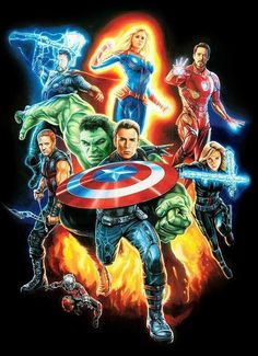 the avengers movie poster with many characters