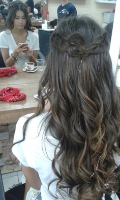 Prom Hair Front And Back View, Bridesmade Hair, Prom Hair Down, Front Hair Styles, Senior Prom, About Hair, Down Hairstyles, Prom Hair