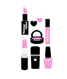 Lipstick Makeup, Makeup Set, Digital Cut File, Makeup Lipstick, Lipsticks, Makeup Artist, Lashes, Split, Make Up