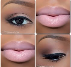 Chocolate Lips, Eye Makeup Glitter, Light Pink Lips, Swiss Chocolate, Makeup 101, The Senses, Dark Skin Makeup, Makeup For Black Women