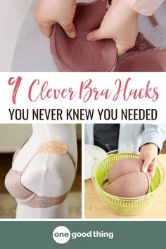 a collage of photos with the words clever baby hacks you never knew you needed