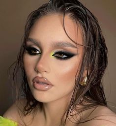 Full Glam Eyeshadow Looks, Cool Tone Glam Makeup, Bold Eyeshadow Looks For Brown Eyes, Cool Tone Smokey Eye, Makeup Inspiration Brown Eyes, Smokey Eye Editorial, Full Glam Makeup Looks Brown Eyes, Bold Bridal Makeup, Cool Toned Makeup Looks