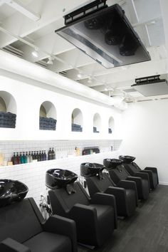 the salon is clean and ready for customers to use