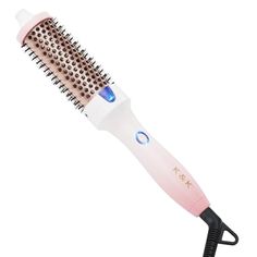 1.5 Inch Heated Curling Brush Ceramic Tourmaline Ionic Curling Iron Volumizing Hot Brush Create Root Volume & Loose Curls, Volume Curls Ceramic Tourmaline Ionic Round Brush Volumizer (1.5 Inch) Volume Loose Curls, Curls Volume, Root Volume, Hot Brush, Hair Styling Tool, Curls Hair, Hair Styler