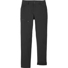 the north face women's hike pants in black, with zippers and pockets