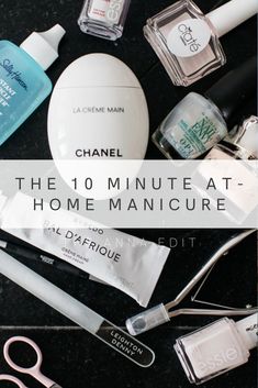 Beauty Flatlay, Beauty Routine Schedule, Anna Edit, Beauty Routine Checklist, Home Manicure