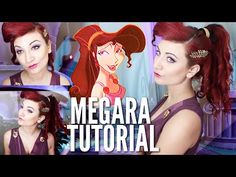 21 Next-Level Disney Makeup Tutorials for Halloween | Brit + Co Meg From Hercules, Meg Hercules, Disney Youtube, Disney Makeup, Halloween Makeup Tutorial, Cosplay Tutorial