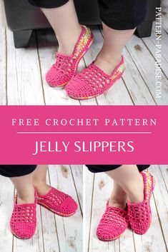 crochet pattern for jelly slippers