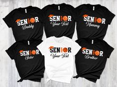 Basketball Senior Night Shirt, Personalized Basketball T-Shirt, Graduation Family Shirts, Class of 2024 Graduate Shirt, Basketball Shirts * High quality and super soft, comfortable shirt. Made with top-of-the-line vinyl and pressed with a professional grade heat press. * Please check all color and size charts before place the order. Since all shirts are custom made based on your selection, I don't accept return or exchange unless there is an issue with your order. *We're working with different s Black Custom Print T-shirt For College, Black Custom Print Shirt For College, Black Shirt With Custom Print For College, Black Tops With School Spirit Name Print, Basketball Senior Night, 2024 Graduate, Basketball Mom Shirts, Basketball Tees, Personalized Basketball