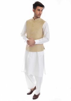 Kurta Designs For Men, Amir Adnan, Eid Kurta, White Waistcoat, Masha Allah, Black Waistcoat, Men Kurta