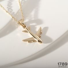 ▶ Dainty airplane pilot & travel design necklace with 10K - 14K or 18K solid real gold filled jewelry is handmade per your order. ❤ Our unique customers love to buy minimalist aviation  & journey fine style plane jewelry use for wedding, anniversary, promise, graduations, engagement and she said yes pendant items like our cute jewelry for special occasions (wedding, party, expecting, promoted to, remembrance, bridal shower, thank you or special day (xmas, birthday, thanksgiving, mother's day, christmas, fathers day, valentine's day, anniversary, summer, winter, halloween, just because, thanksgiving, black friday, easter day, married) ▶ My aesthetic jewelry are also perfect as birthday presents, special gifts for her (women, stewardess, hostess, female, mothers, mom, mum, mommy, granddaught Plane Jewelry, Aviation Jewelry, Airplane Pendant, Airplane Necklace, Best Gift For Women, Airplane Pilot, Female Pilot, Special Gifts For Her, Birthday Thanksgiving