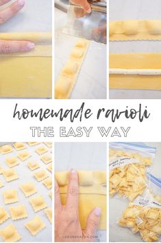 how to make homemade ravioli the easy way with pictures and instructions for making ravioli