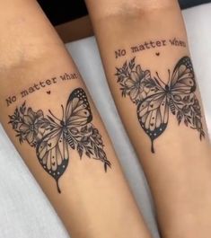 Tattoos For Women Cat, Cousin Tattoos, Cute Thigh Tattoos, Ankle Tattoos For Women, Bff Tattoos, Pretty Tattoos For Women, Cute Tattoos For Women, Discreet Tattoos