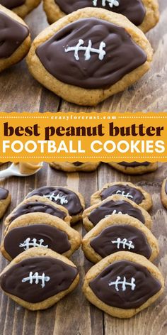 For fun Game Day Food Ideas and Easy Football Snacks, try the Best Peanut Butter Football Cookies! These peanut butter and chocolate treats are shaped like footballs, super easy to make, and perfect for any football-themed party!