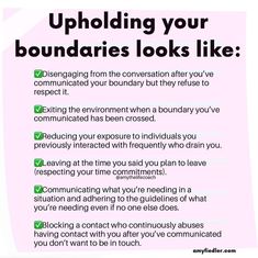 Boundary Setting Affirmations, How To Set A Boundary, How To Raise Your Standards, Boundary Setting Phrases, Boundary Setting Worksheet, Boundary Phrases, Boundaries Work, Boundary Quotes, Relationship Conversation