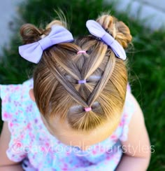 Toddler Girl Hair, Girls Hairdos, Easy Toddler Hairstyles, Cute Toddler Hairstyles, Easy Little Girl Hairstyles, Girl Hairdos, Girly Hair, Girls Hair Styles, Girl Hair Dos