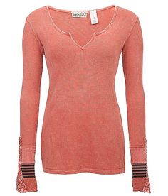 Gimmicks by BKE Thermal Top at Buckle.com Pink Yoga Pants, Shirts And Blouses, Chanel Spring, Weird Stuff, Thermal Top, Shirts Blouses