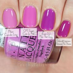 Opi Hello Kitty Collection, Opi Purple, Pinky Nail, Purple Nail, Gel Polish Colors, Colorful Nail Designs