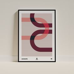 a poster with the letter s on it