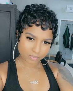 Queen Hairstyles, Short Pixie Cut Wigs, Finger Waves Short Hair, Short Relaxed Hairstyles, Pixie Cut Wigs, Black Hair Short Cuts, Natural Hair Short Cuts, Short Hair Pixie Cuts, Short Sassy Hair