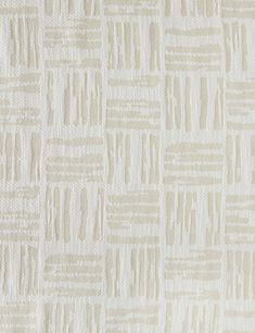 an upholstered wallpaper pattern with white and beige lines on the fabric,