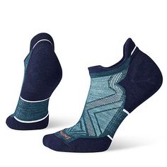 Whether you run on a track, on a sidewalk, or on a trail, you want your feet to stay as comfortable as possible. These low ankle socks are built to help with that. They offer a dialed-in women's specific fit, breathability, and reduced slippage. Plus, their Indestructawool™ technology helps them last through the miles. And because they’re made with responsibly sourced Merino wool, they’re comfortable and odor-resistant. For better comfort on your next run, choose our Women’s Run Targeted Cushion Smartwool Socks, Twilight Blue, Comfort Women, Running Belt, Running Women, Black Media