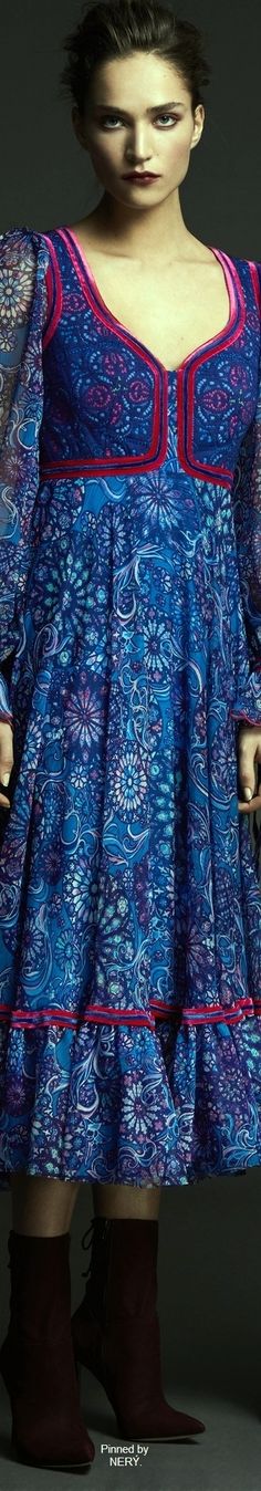 Tadashi Shoji Pre-Fall 2017 Blue Gowns, Ruffle Trend, Billowy Sleeves, Glam Lifestyle, Tiered Skirts, Fashion Statements, Blue Gown