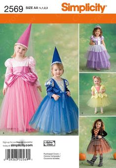 children's dresses and hats sewing pattern from the book, simplicity by american girl