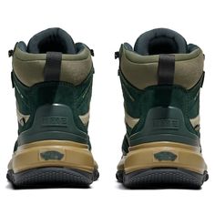 Vans’ most advanced waterproof boot Green Waterproof Walking Boots, Impact-resistant Gore-tex Boots For Streetwear, Impact Resistant Gore-tex Boots For Streetwear, Green Waterproof Boots For Walking, Gore-tex Impact Resistant Boots For Streetwear, Insulated Gore-tex Waterproof Boots For Streetwear, Functional Waterproof Work Boots For Streetwear, Rugged Waterproof Hiking Boots For Streetwear, Sporty Impact Resistant Waterproof Boots For Streetwear