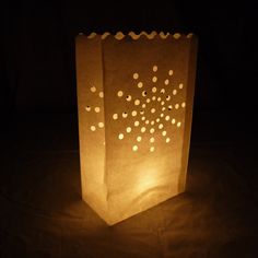 Sunburst Paper Luminaries / Luminary Lantern Bags Path Lighting (10 PACK) - PaperLanternStore.com - Paper Lanterns Paper Lanterns Cardstock Papers, Luminary Bags Diy, Paper Candle Lanterns, Paper Luminaries, Paper Bag Lanterns, Luminary Bags, Path Lighting, Luminaries Bags, Diy Paper Bag