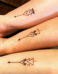 3 Sister Tattoos, Triangle Tattoo Meaning, Tattoo Friends, Matching Tattoos For Siblings, Matching Sister Tattoos, Triangle Tattoos