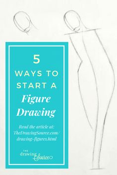 the front cover of five ways to start a figure drawing