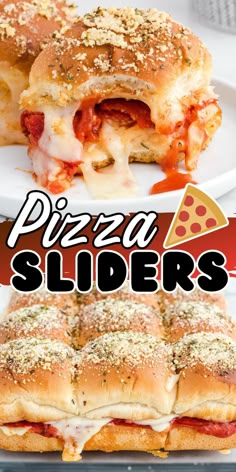 there are two different types of pizza sliders