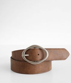 BKE Basic Belt - Brown X-Large, Women's Taupe Distressed faux leather 1 1/4 belt. Synthetic leather.. WOMEN'S BELT SIZE CONVERSION CHART Jean Size 23-24 25-26 27-28 29-30 31-32 Belt Size XS S M L XL Belt Length** 34 37 40 43 46 *Conversion sizes may vary. **Measures from end to end excluding the buckle. These are general guidelines and sizing is dependent on belt being worn at natural waistline or the hip. Apparel & Accessories Women’s Belts, Brown Belt Outfit, Brown Waist Belt, Capsule Wardrobe Accessories, Thick Belt, Womens Belt, Striped Tops Women, Y2k Accessories, Belt Brown