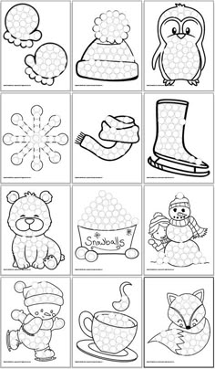 printable winter worksheets for kids