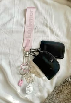 Lulemon Keychain, Lululemon Wallet Keychain, Lululemon Never Lost Keychain Aesthetic, Lululemon Lanyard, Lulu Keychain Aesthetic, Lululemon Keychain Ideas, Lululemon Keychain Aesthetic, Pink Lululemon Keychain, Things I Want To Buy List