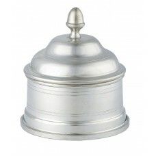 a large metal container with a domed top