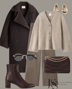 Wardrobe Stylist, Cardigan Outfits, Winter Outfits, Fashion Dresses, Wardrobe, Boots, Dresses