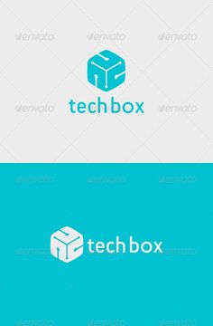 tech box logo template - objects logo templates