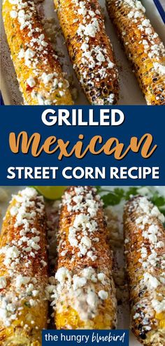 grilled mexican street corn recipe on a plate