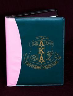 Alpha Kappa Alpha Padfolio Alpha Kappa Alpha Gifts, Alpha Kappa Alpha Clothing, Aka Apparel, Alpha Kappa Alpha Paraphernalia, Masonic Gifts, Greek Paraphernalia, Skee Wee, Leather Padfolio, Sorority Merchandise