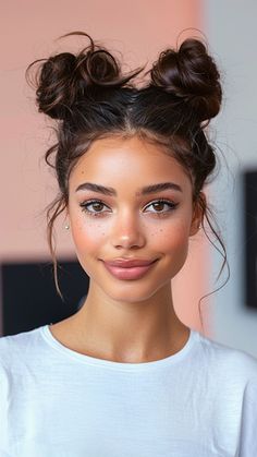 25 Long-Lasting Hairstyles for All Hair Types: Enduring Beauty Festival Hairstyles, Coachella Hair, Lazy Hairstyles, Colour Hair, Easy Bun, Hairstyle Inspiration, Hairstyles Women, School Hairstyles, Effortless Hairstyles