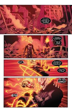 an image of a comic page with the hero being attacked by another character in it