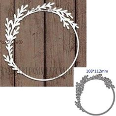 an image of a wooden fence with a wreath cut out