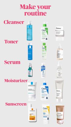 Oil Skin Routine, Skincare For Blemishes, Skin Care Routine For Light Skin, Daily Skincare Routine For Oily Skin, Facial Care Routine Black Women Dry Skin, Skin Care For Smooth Skin, Good Skincare Products For Dry Skin, Skincare Routine La Roche Posay, Clear Skin Routine Products