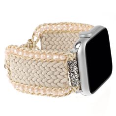 PRICES MAY VARY. Breathable Stretchy Nylon Material: This boho women friendship bracelet dressy elastic strap compatible with Apple Watch bands are made of premium stretchy handmade woven nylon, add with clear crystal natural beads on both sides, Bling and unique fine workmanship. smooth, comfortable, fashions lightweight, soft durable, non-irritating on skin. The art-retro cute fancy braided watch band bring you a new wearing experience Compatible Models: Our cool and cute comfy ethnic style mu Dressy Jewelry, Fancy Braids, Multi Wrap Bracelet, Women Friendship, Wrist Accessories, 38mm Apple Watch Band, Beaded Wraps, Innovative Fashion, Western Boho