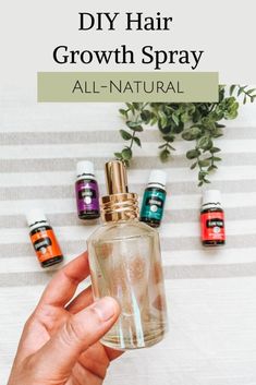 Best DIY Hair Growth Spray: All-Natural - Akin for the Simple Life Postpartum Hair Regrowth, Diy Hair Serum, Natural Diy Products, Diy Hair Products Recipes, Hair Growth Serum Diy, Hair Growth Oil Recipe, Diy Hair Spray